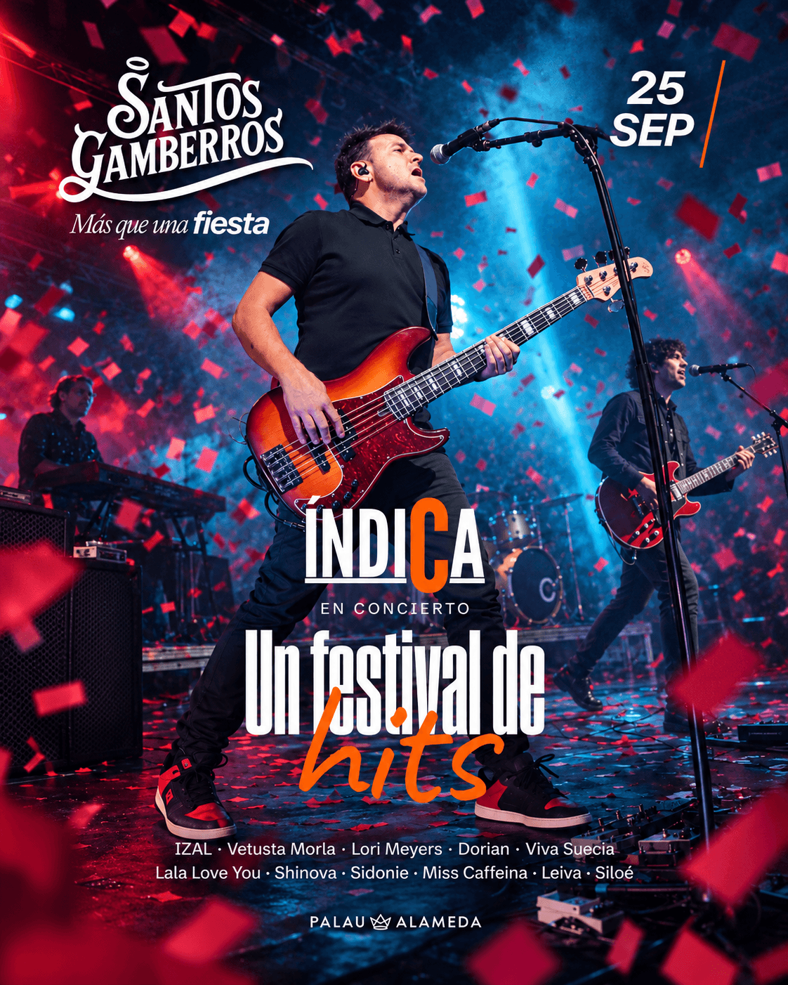 Santos Gamberros. CONCIERTO ÍNDICA